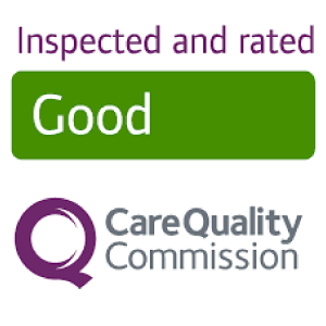Care Quality Commission Inspected and rated Good official logo