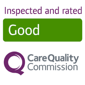 Care Quality Commission Inspected and rated Good official logo