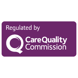 Regulared by Care Quality Commission official logo