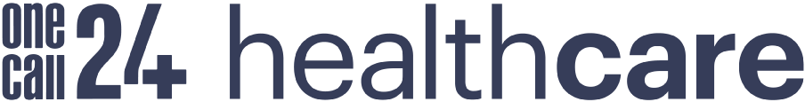 OneCall24 Healthcare Navy Logo AW